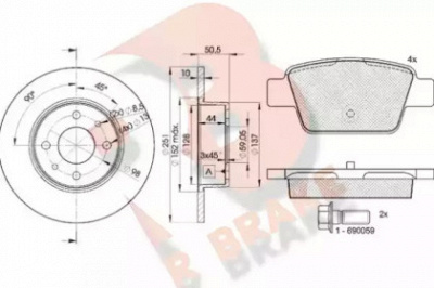 R BRAKE 3r15034070 -
